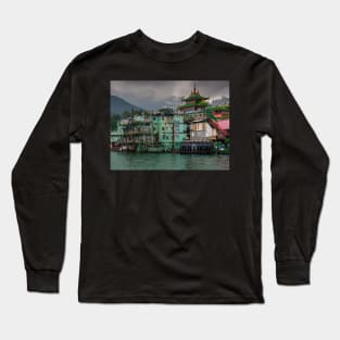 Jumbo Restaurant - Hong Kong - City Artwork Long Sleeve T-Shirt